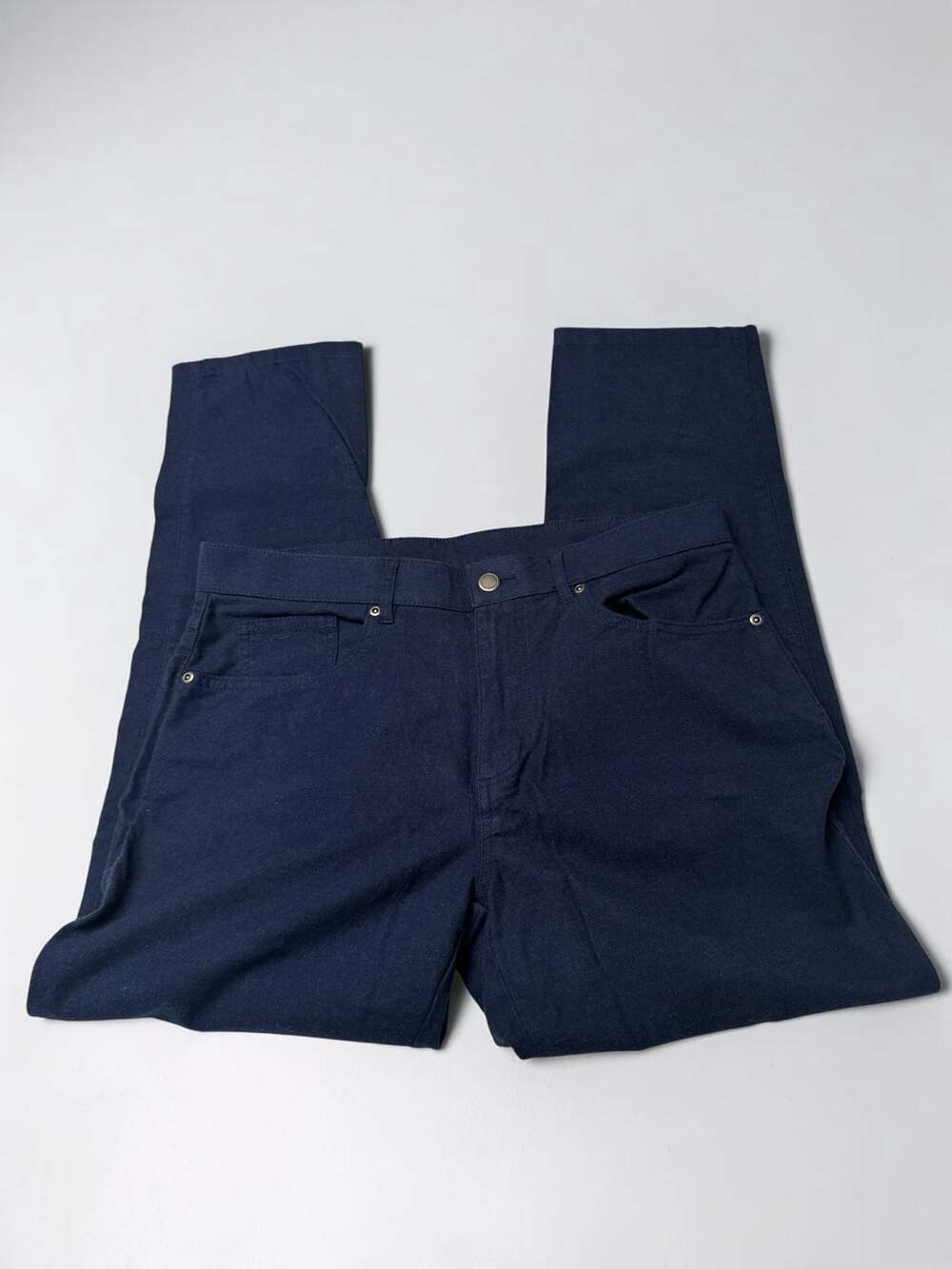 Kirkland Signature Men's Brushed 5-Pocket Pant Navy Blue 32x30